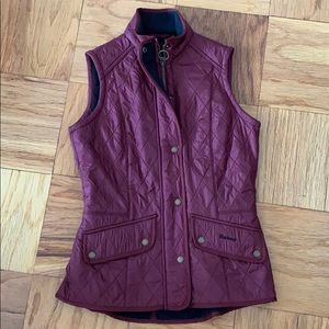 Barbour quilted polarfleece vest